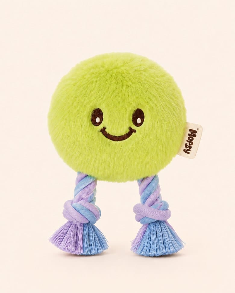 The Mopsy Pom-Pom Pal plush toy